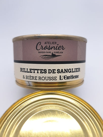 Rillettes de sanglier à la bière rousse