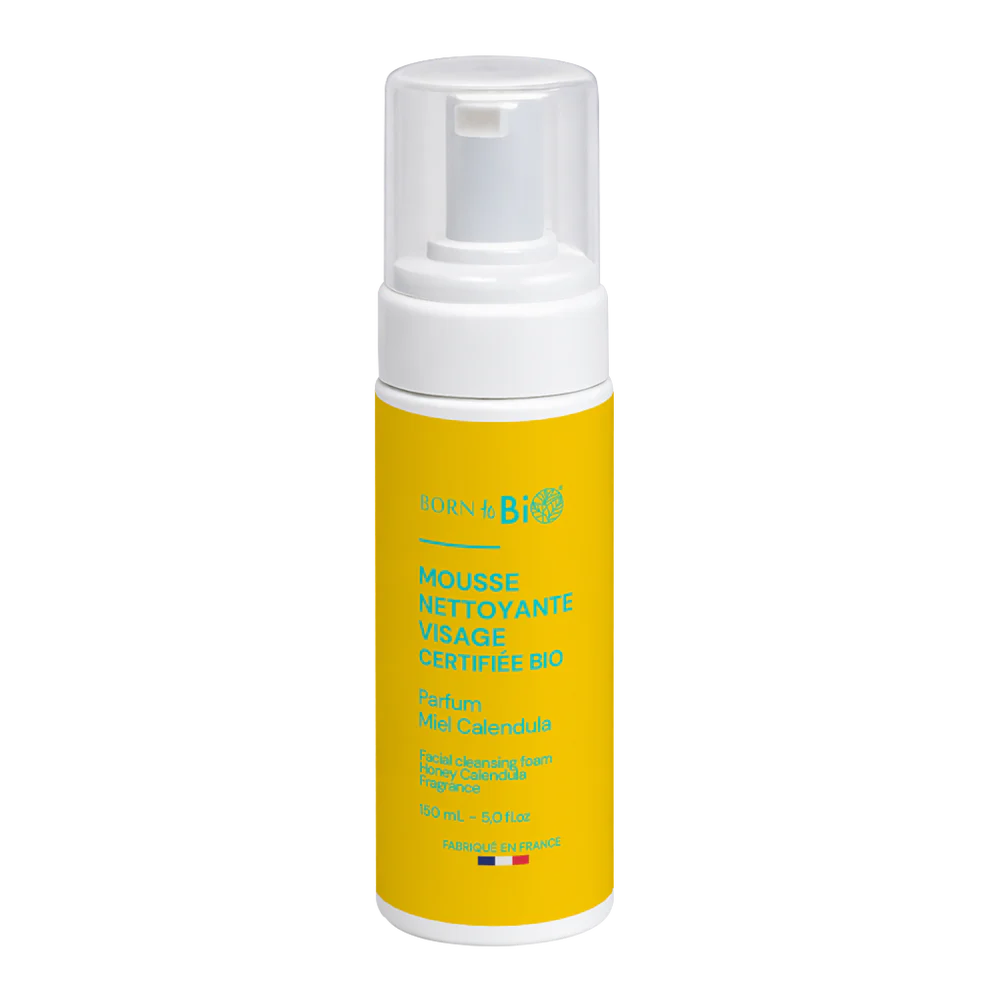 Mousse nettoyante pour le visage bio