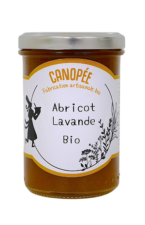 Confiture bio abricot & lavande