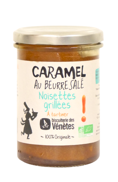 Caramel au beurre salé & noisettes grillées