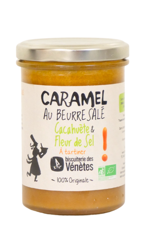 Caramel au beurre salé, à la cacahuète & fleur de sel