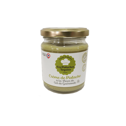 Crème de pistache (à la fleur de sel de Guérande)