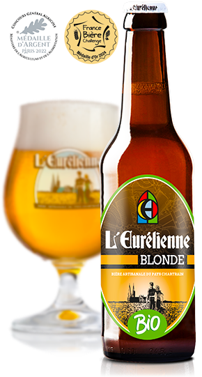 Bière blonde bio artisanale