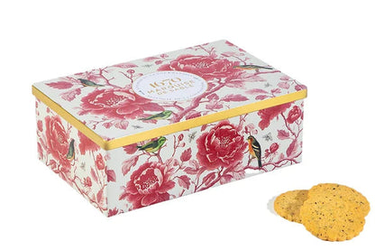 Boite rouge de biscuits sablés