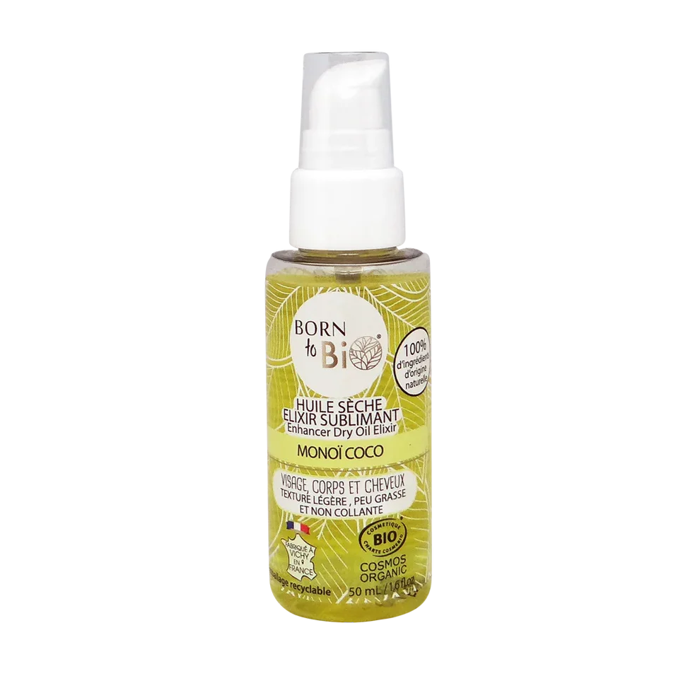 Huile sèche visage, corps et cheveux parfum monoï coco