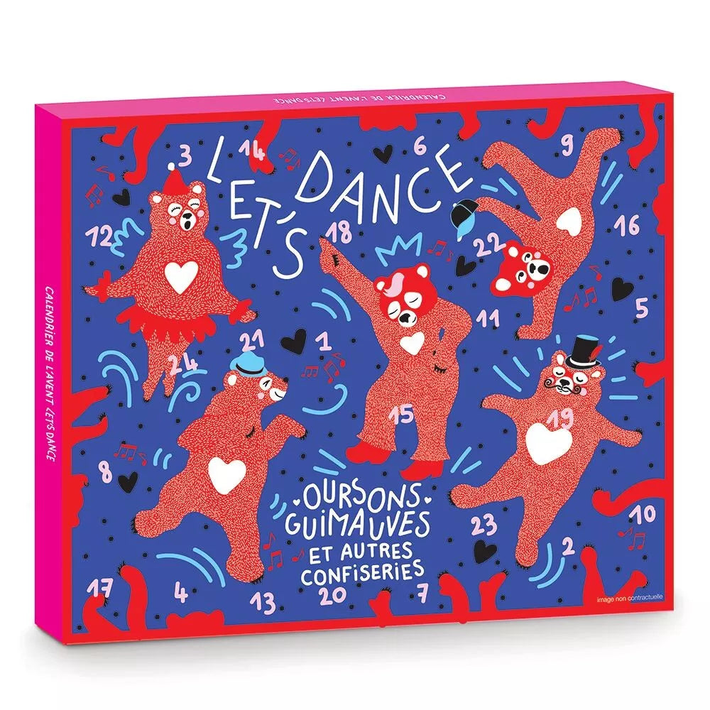 Calendrier de l'avent d'oursons en guimauve et compagnie