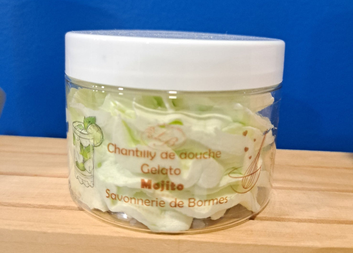 Chantilly de douche parfum mojito
