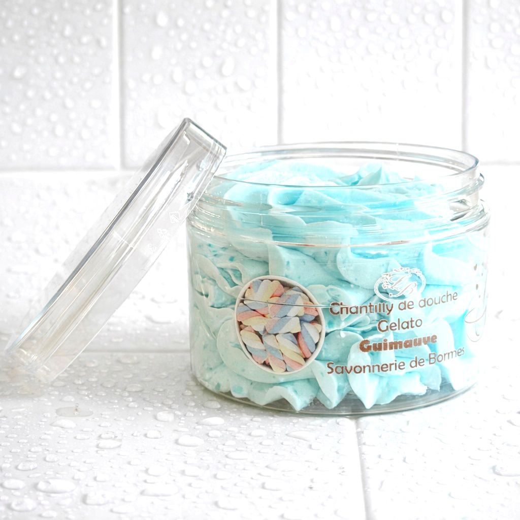 Chantilly de douche parfum guimauve