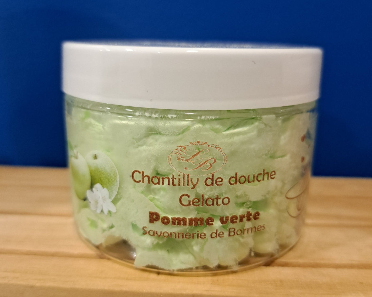 Chantilly de douche parfum pomme verte