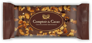 Tablette de chocolat au lait et noisettes caramélisées