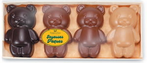 Coffret de Pâques d'oursons pralinés