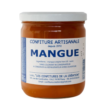 Confiture de mangue artisanale de Haute Savoie