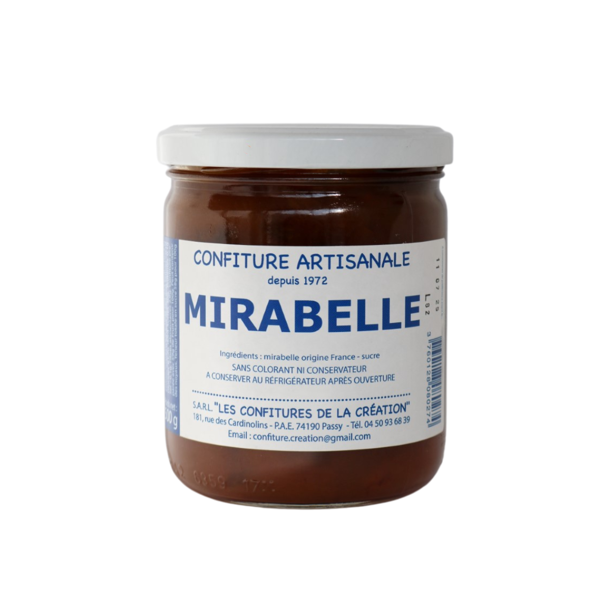 Confiture de mirabelle artisanale de Haute Savoie