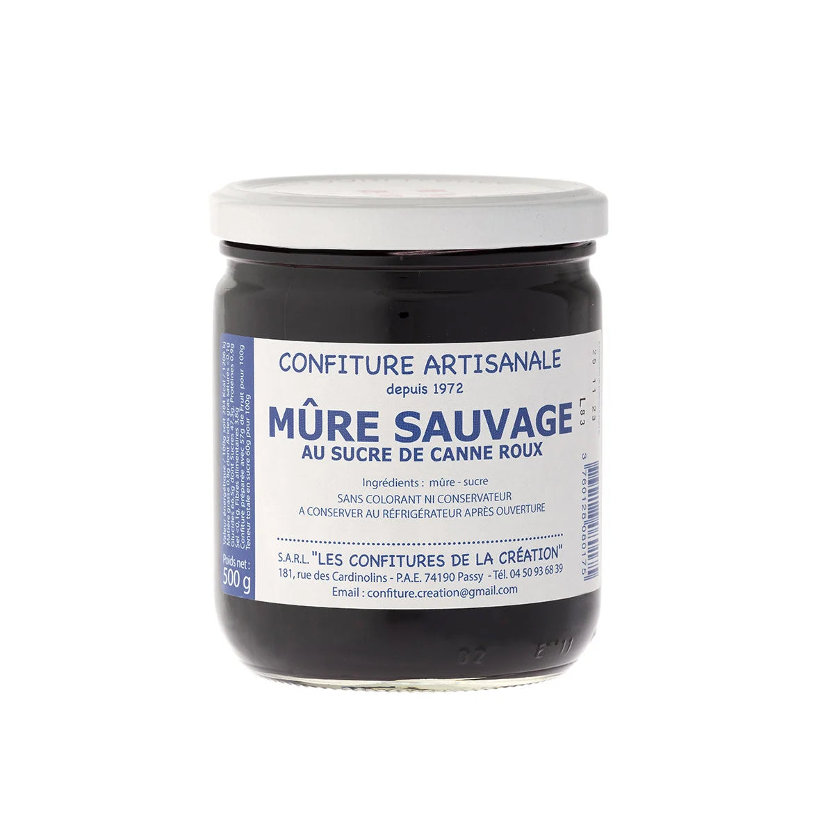 Confiture de mûre sauvage artisanale de Haute Savoie