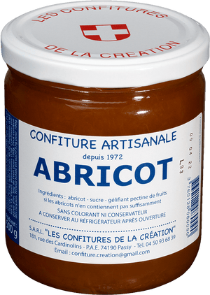 Confiture d'abricot artisanale de Haute Savoie