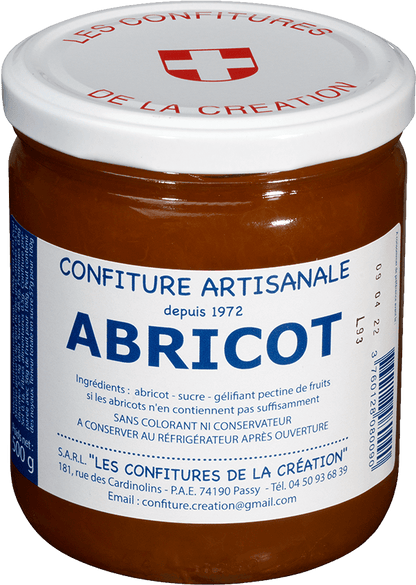 Confiture d'abricot artisanale de Haute Savoie