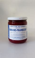 Confiture de banane - framboise artisanale