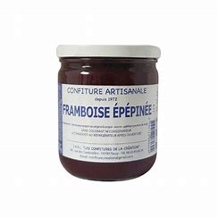 Confiture de framboise épépinée artisanale