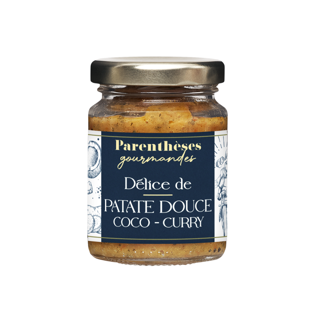 Tartinable patate douce coco et curry