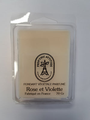 Fondant parfumé senteur rose et violette