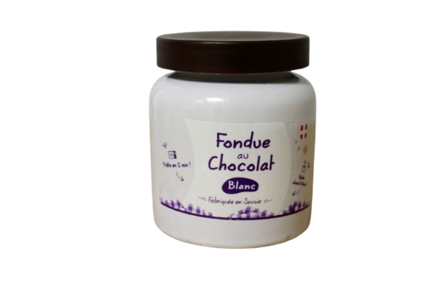 Fondue au chocolat blanc