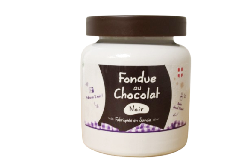 Fondue au chocolat noir
