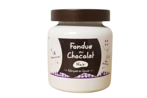 Fondue au chocolat noir
