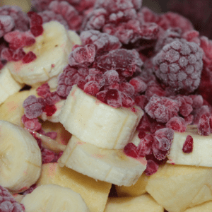 Confiture de banane - framboise artisanale