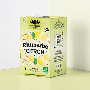 Infusion rhubarbe citron bio