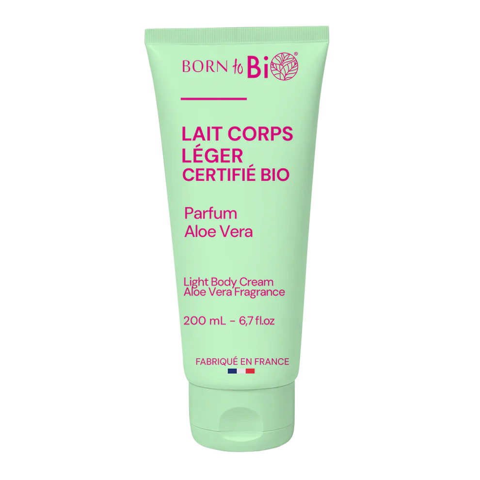 Lait texture légère pour le corps bio