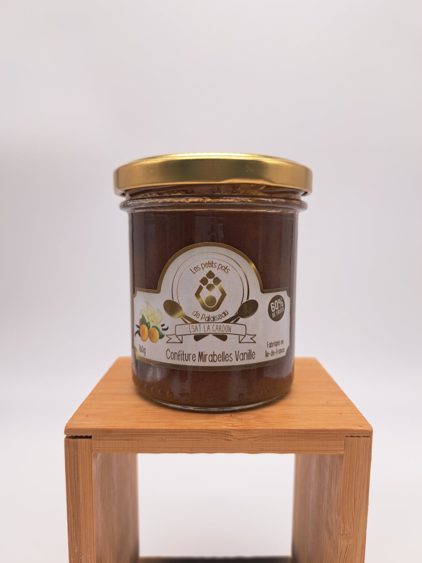 Confiture de mirabelle & vanille artisanale