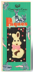 Tablette de chocolat noir de Pâques