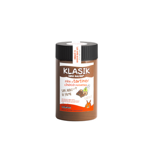 Pâte à tartiner chocolat noisettes sans sucre Klasik