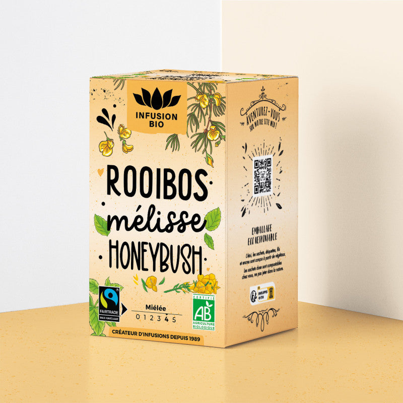 Infusion rooibos mélisse honeybush bio