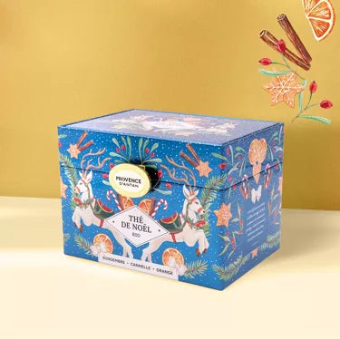 Coffret de thé de Noël gingembre et cannelle bio
