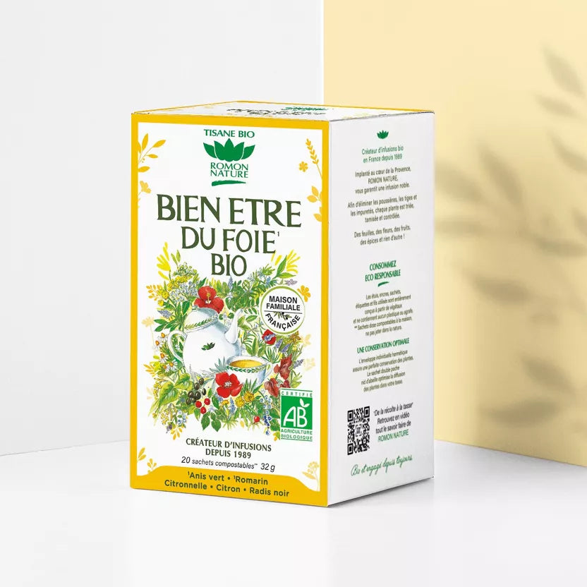 Tisane bio bien être du foie
